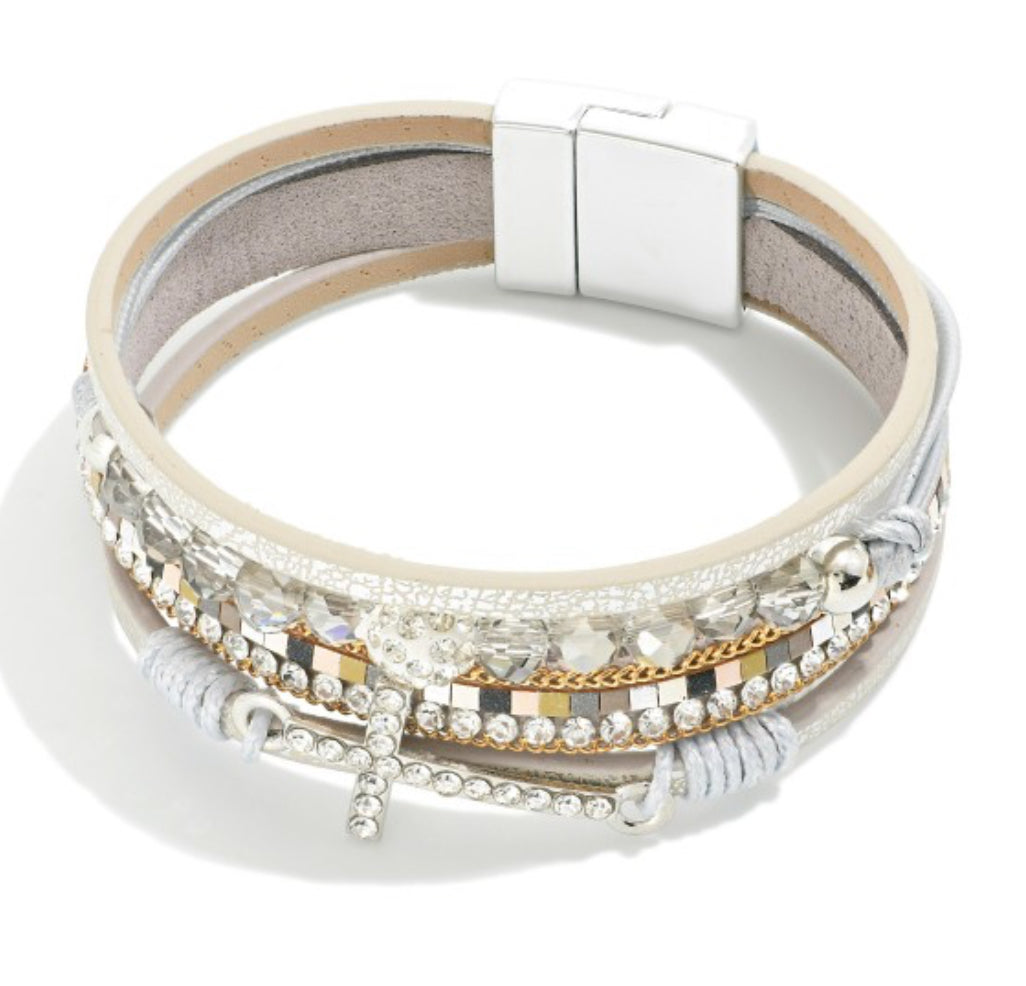 Cross Magnetic Bracelet