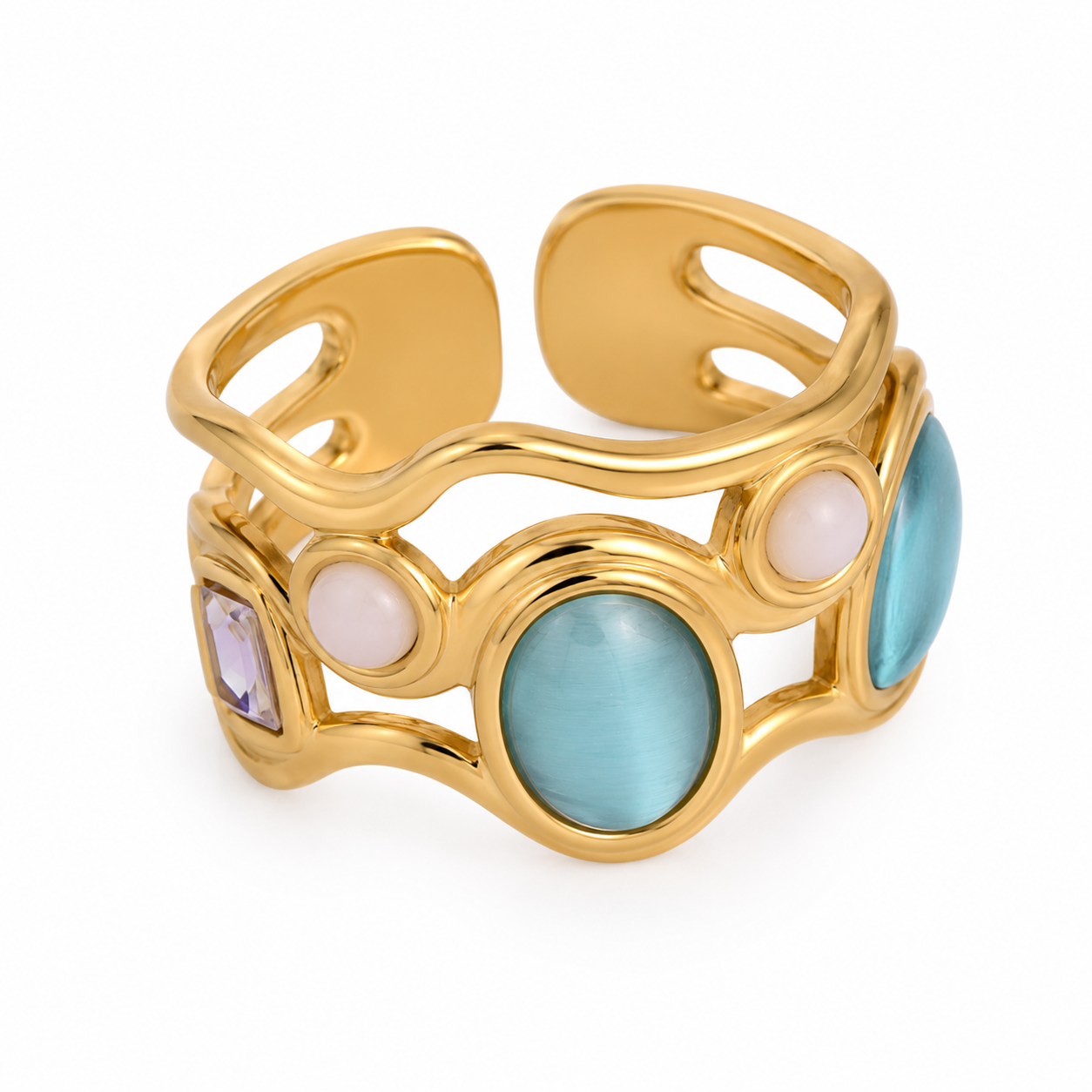 Brittany Multi Stone Ring