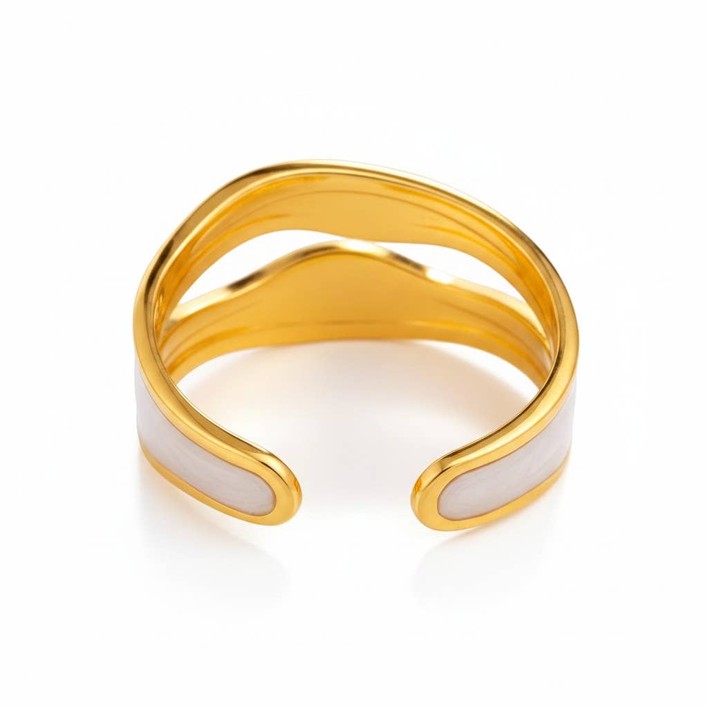 Bella 18k Stainless Steel Ring