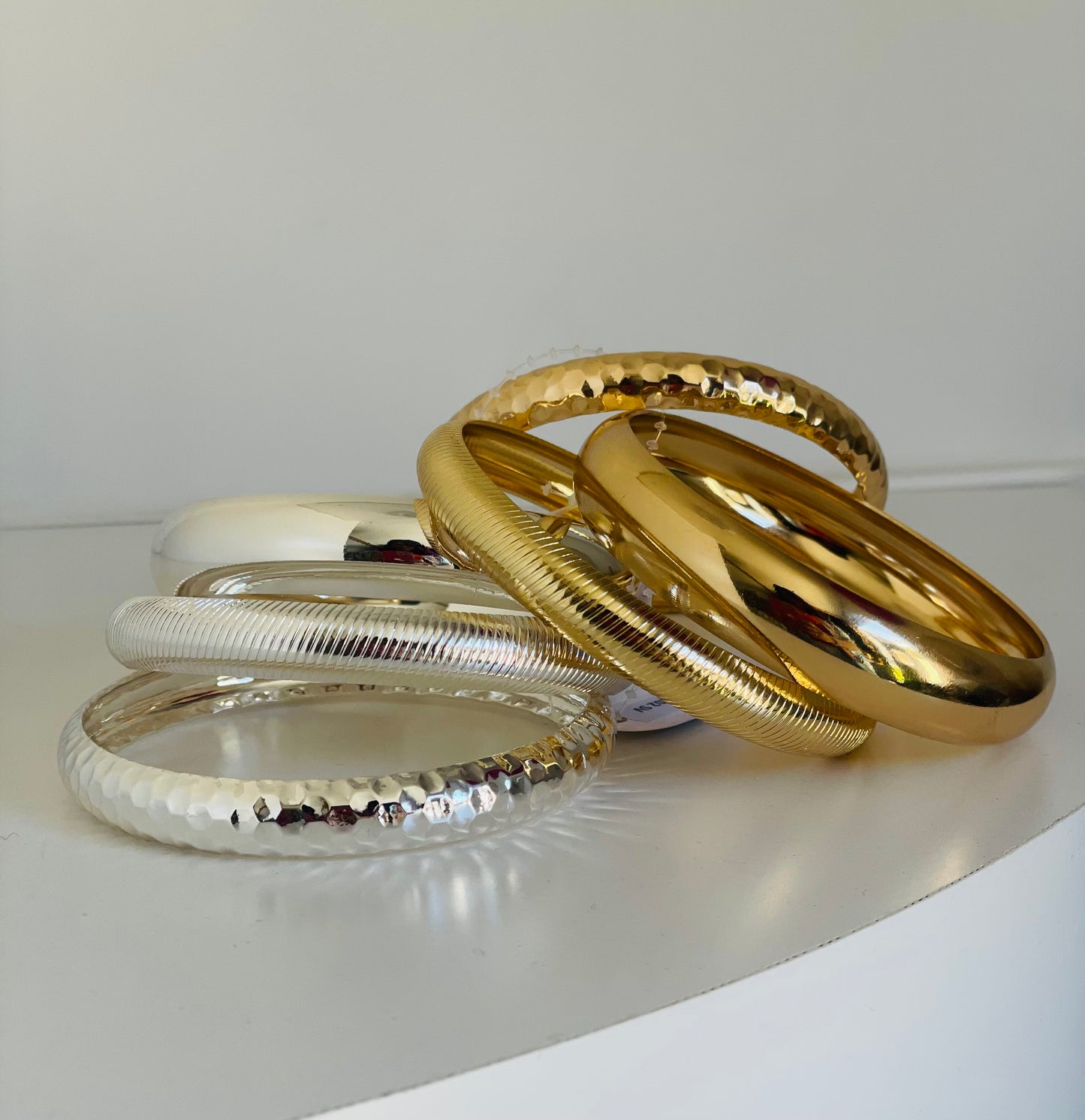 Mixed Metal Bangles