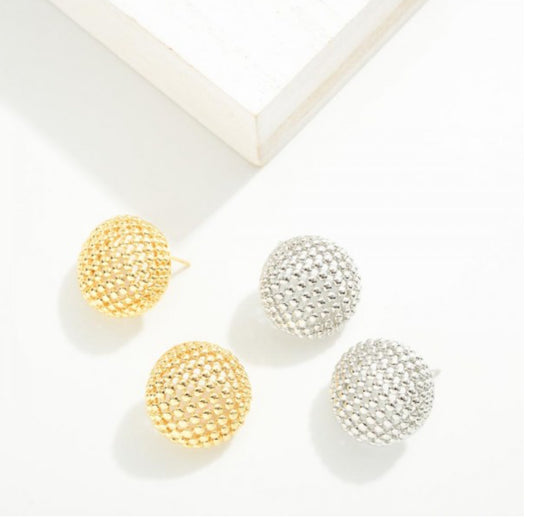 Hey, Buttons Earrings