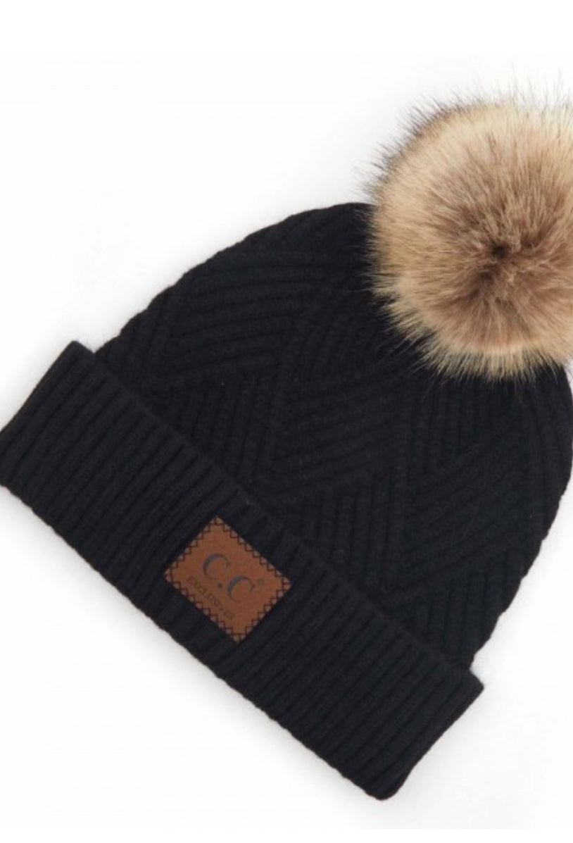 CC Black Beanie