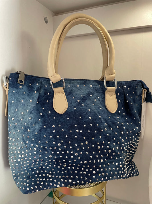 Denim & Bling Handbag