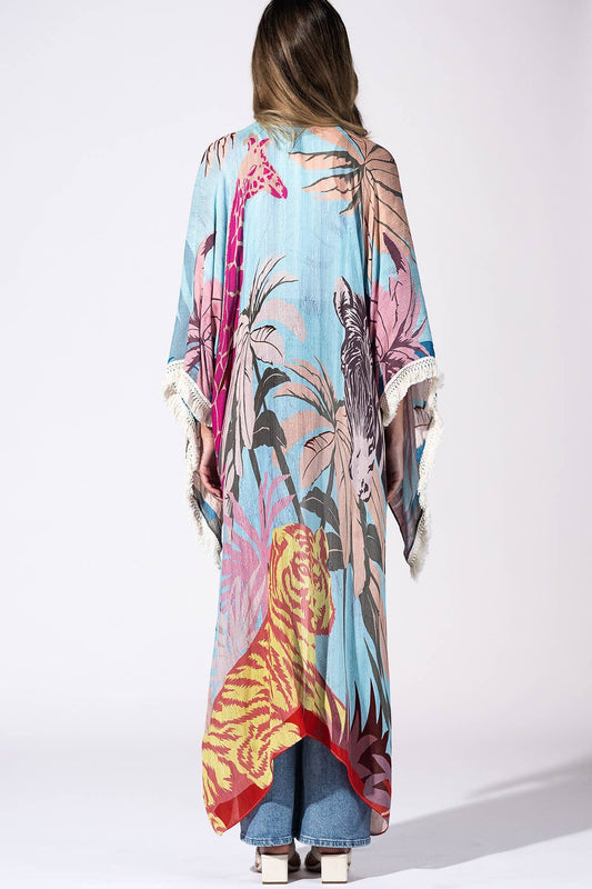 Pink Horizons Kimono