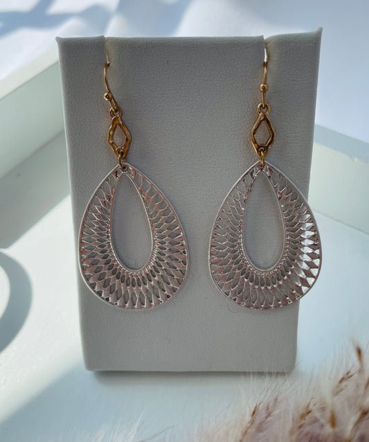 Filigree Drop Earring